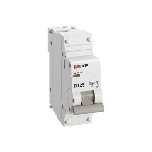 Авт. выкл. ВА 47-100 1P 125А (D) 10kA PROXIMA EKF