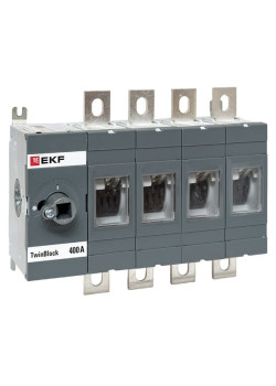 Рубильник 400A 4P без рукоятки управления TwinBlock EKF