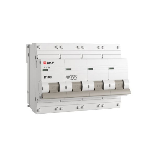Авт. выкл. ВА 47-100 4P 100А (D) 10kA PROXIMA EKF