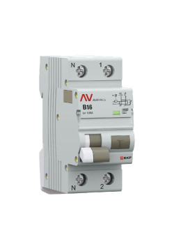 АВДТ DVA-10 1P+N 16А х-ка B 30мА тип A эл-мех. 10кА AVERES EKF