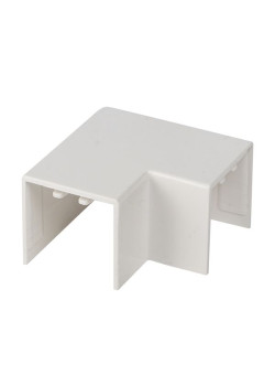 Поворот 90 гр. (25x25) (4 шт) белый EKF-Plast