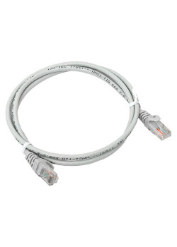 Патч-корд TERACOM PRO Cat.5E неэкран. UTP PVC серый (1,0м)