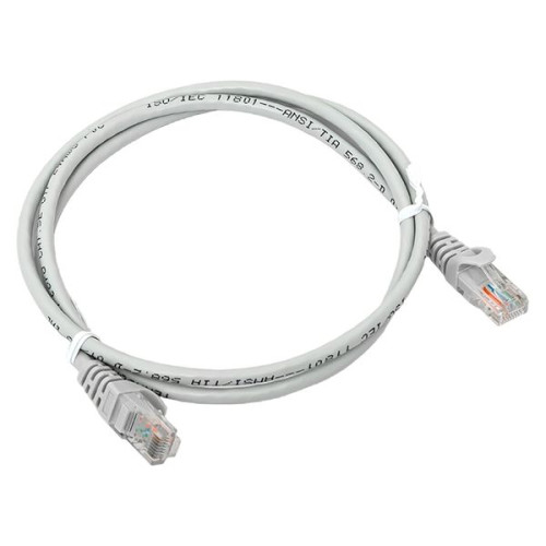 Патч-корд TERACOM PRO Cat.5E неэкран. UTP PVC серый (1,0м)