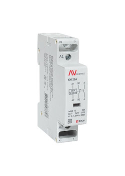 Контактор модульный КМ 25А 1NO+1NC 230В АС (1 мод.) AVERES EKF