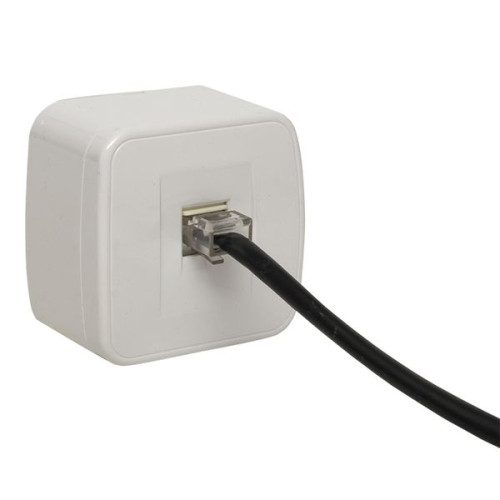Минск Розетка RJ-45 1-местная ОП, 1А, 120В, белая EKF Минск Розетка RJ-45 1-местная ОП, 1А, 120В, белая EKF