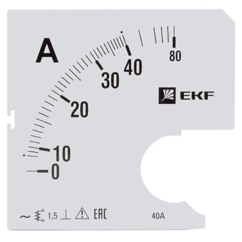 Шкала сменная для A961 40/5А-1,5 EKF