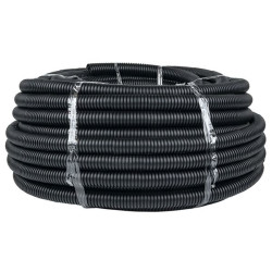 Труба гофр. ПНД с протяжкой d32 мм (50 м) черн. EKF-Plast