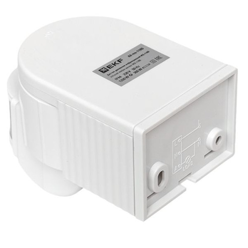 ИК датчик движения наст. 1200Вт 180гр. до 12м IP44 MS-118B EKF
