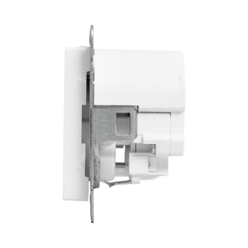 Механизм розетки с USB-C - 2шт, 16А, с з., со шт., бел. Эпика EKF