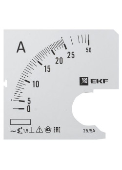 Шкала сменная для A961 25/5А-1,5 EKF