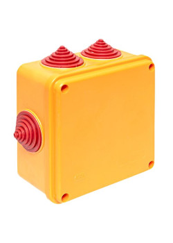 Коробка огнестойкая E90 100x100x50мм, с клеммником 6 полюсов 1,5-6 мм2 IP55 EKF