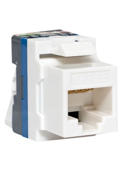 Модуль Keystone TERACOM CS Cat.5E неэкран. 110 IDC 180 град. самозажимной (Toolless) серый