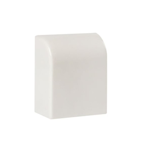 Заглушка (20x10) (4 шт) белая EKF-Plast