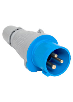 Вилка переносная 013 2Р+РЕ 16А 220В IP44 EKF PROXIMA