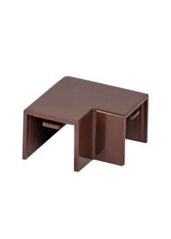 Поворот 90 гр. (16x16) (4 шт) темн. дерево EKF-Plast