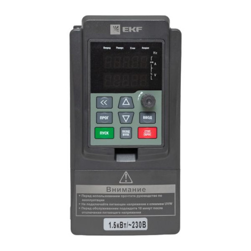 Преобразователь частоты 1,5/2,2кВт 1x230В VECTOR-100 EKF