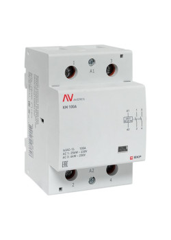 Контактор модульный КМ 100А 2NO 230В АС (3 мод.) AVERES EKF