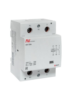 Контактор модульный КМ 125А 1NO+1NC 230В АС (3 мод.) AVERES EKF