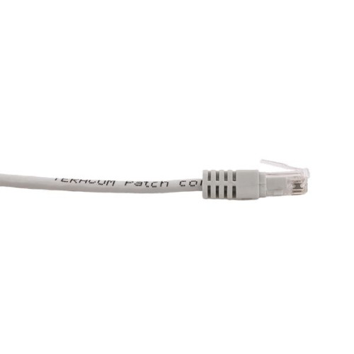 Патч-корд TERACOM Cat.5E (1Гбит/с) неэкран. UTP PVC серый (0,5м)