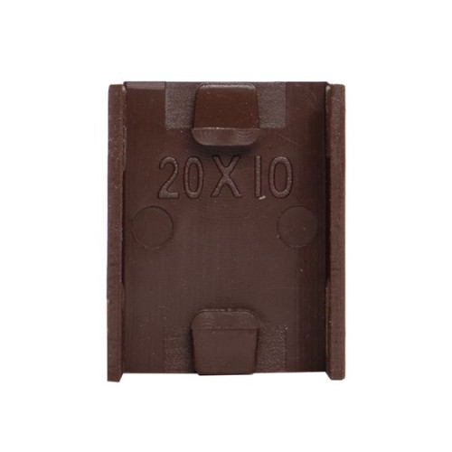 Соединитель (20x10) (4 шт) темн. дерево EKF-Plast Соединитель (20x10) (4 шт) темн. дерево EKF-Plast