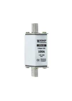 Плавкая вставка ППН-33 100/4А габарит 00С EKF