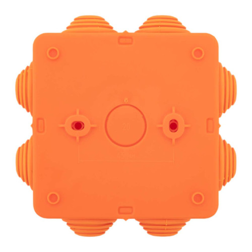 Коробка огнестойкая E45 85x85x40мм с клеммниками 6 полюсов 0,5-4мм2 IP55 HF EKF