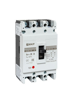 ВА-99М 100/20А 3P 10In 35кА с термомагнитным расцепителем EKF