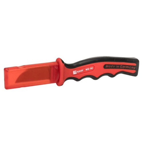 Нож с прямым лезвием 1000V WS-32 EKF Professional