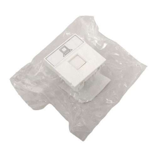 Розетка RJ45 кат. 5e, 2 модуля EKF Розетка RJ45 кат. 5e, 2 модуля EKF