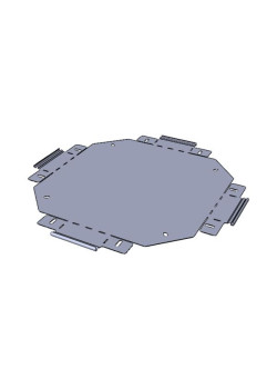 Ответвитель крест. 50x100 мм (плоский) EKF