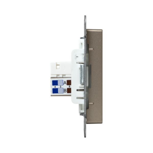 Механизм роз., RJ45 - 2шт, (cat5), шамп., Эпика EKF