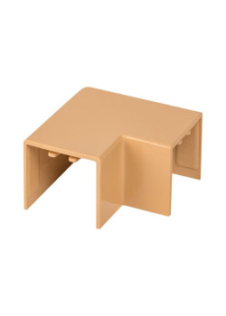 Поворот 90 гр. (25x25) (4 шт) свет. дерево EKF-Plast