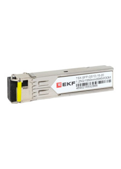 SFP модуль 1,25 Гбит одинарное одномодовое оптоволокно Tx1550нм/Rx1310нм 20км TSX EKF