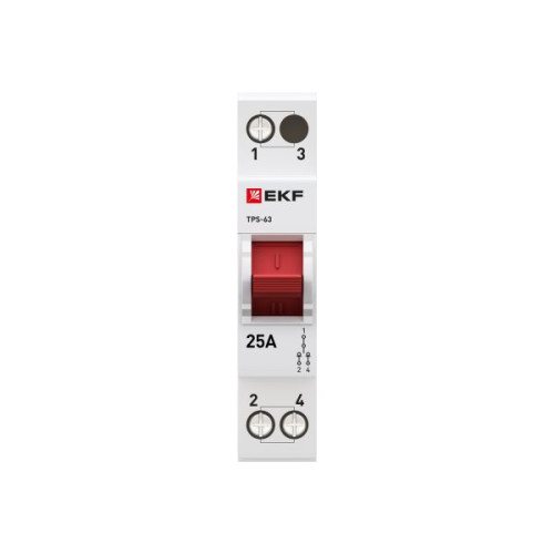 Трехпоз. перекл. ТПС-63 1P 25А PROXIMA EKF Трехпоз. перекл. ТПС-63 1P 25А PROXIMA EKF
