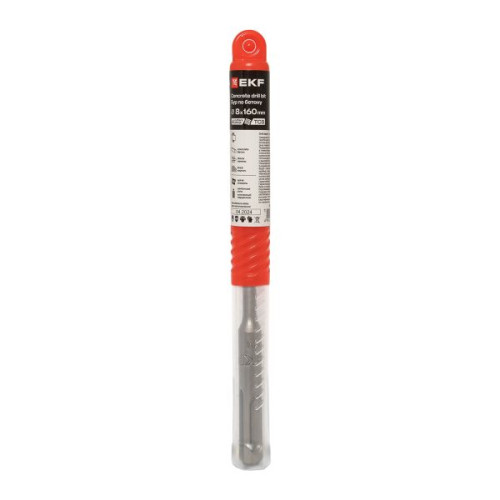 Бур по бетону SDS-plus 8x160 мм (4 резца) EKF Professional