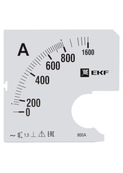 Шкала сменная для A961 800/5А-1,5 EKF