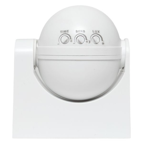 Микроволновый датчик движения бел. 1200Вт 180гр. до 15м IP44 MW-702 EKF