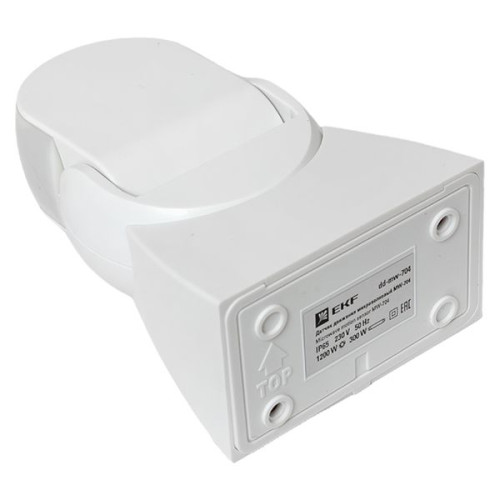 Микроволновый датчик движения бел. 1200Вт 180гр. до 15м IP65 MW-704 EKF Микроволновый датчик движения бел. 1200Вт 180гр. до 15м IP65 MW-704 EKF