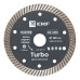 Диск алмазный Turbo (125x22.23 мм) EKF Master