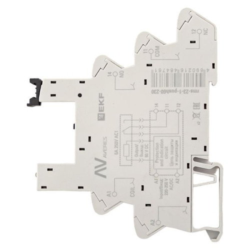 Разъем для реле РM slim 23/1 Push-in 230VАС/60VDC EKF