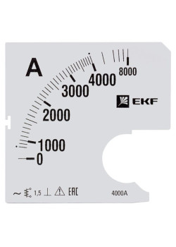 Шкала сменная для A961 4000/5А-1,5 EKF