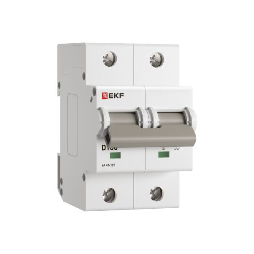 Авт. выкл. ВА 47-125 2P 100А (D) 15кА PROXIMA EKF