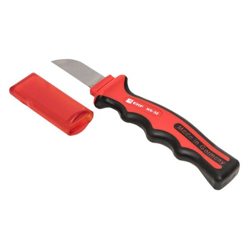 Нож с прямым лезвием 1000V WS-32 EKF Professional