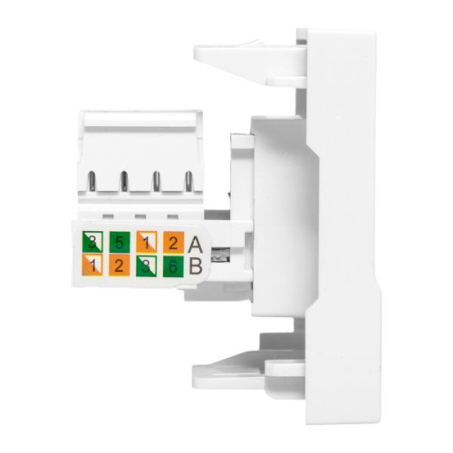 Розетка RJ45 кат. 5e, 2 модуля EKF Розетка RJ45 кат. 5e, 2 модуля EKF