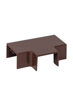 Угол T-образный (25x16) (4 шт) темн. дерево EKF-Plast