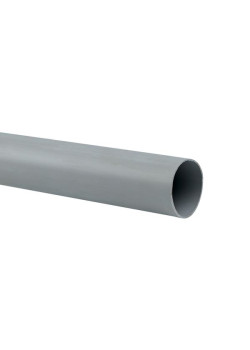 Труба гладкая ПВХ жест. d40 мм (3 м) (57 м/уп) серая EKF-Plast
