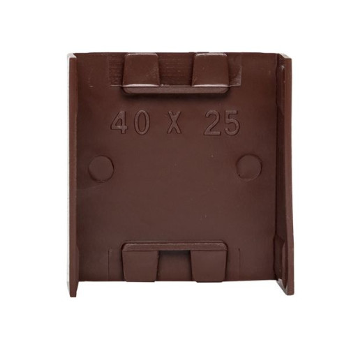 Соединитель (40x25) (4 шт) темн. дерево EKF-Plast Соединитель (40x25) (4 шт) темн. дерево EKF-Plast