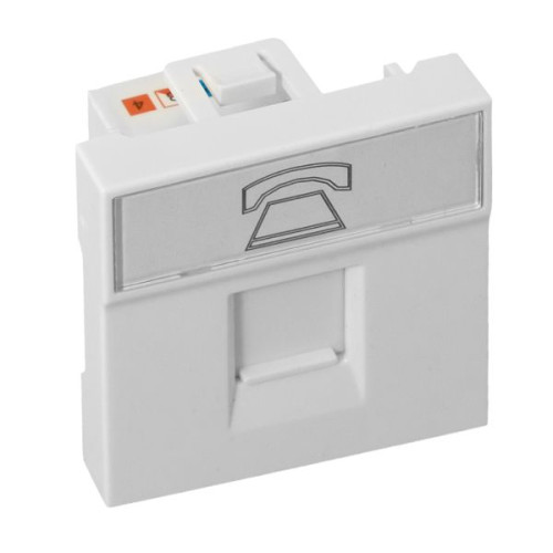 Розетка RJ11, 2 модуля EKF