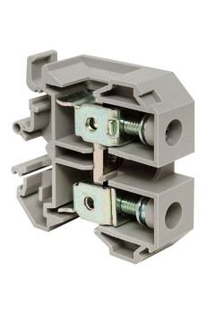 Клемма проходная винтовая JXB 35 мм2 серая EKF