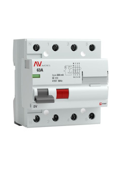 ВДТ DV 4P (S) 63А 300мА эл-мех 6kA AVERES EKF
